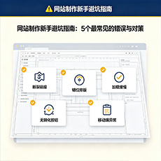 石嘴山建站-网站制作新手避坑指南：5个最常见的错误与对策