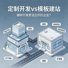 石嘴山建站-定制开发vs模板建站：哪种方案更适合你的企业？