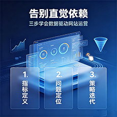 石嘴山建站-告别直觉依赖：三步学会数据驱动网站运营