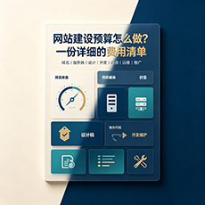 惠农建站-网站建设预算怎么做？一份详细的费用清单